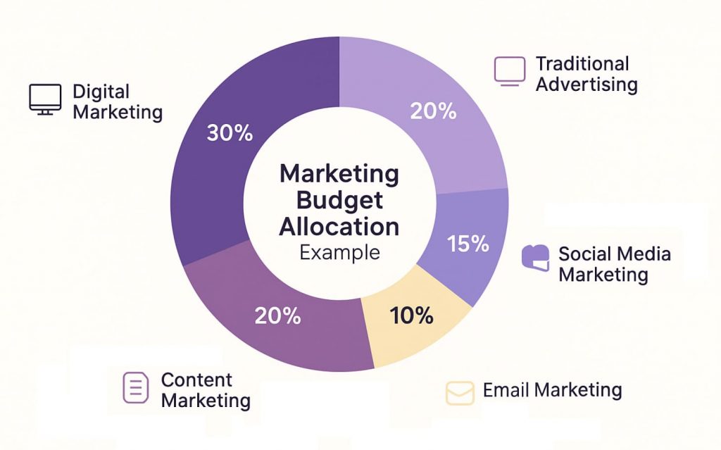 Marketing budget distribution