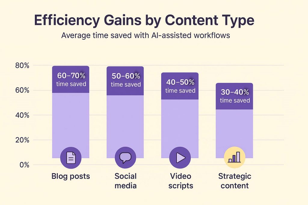 Efficiency by Content Type