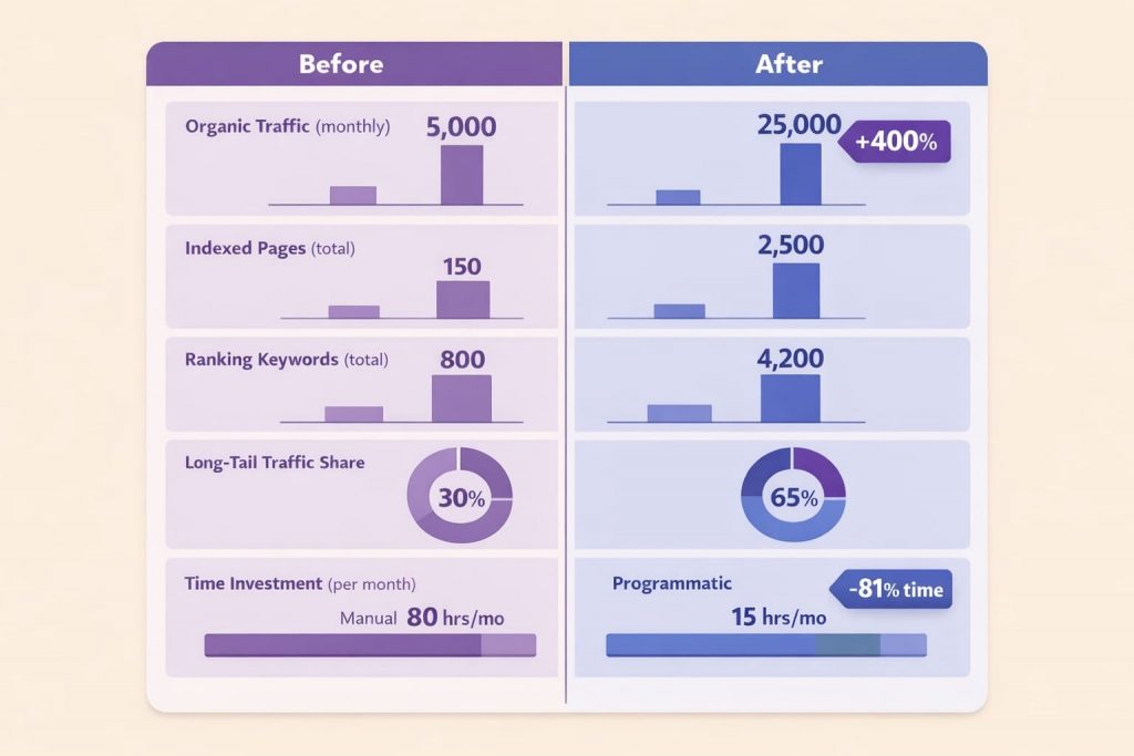 Programmatic SEO Case Study Results