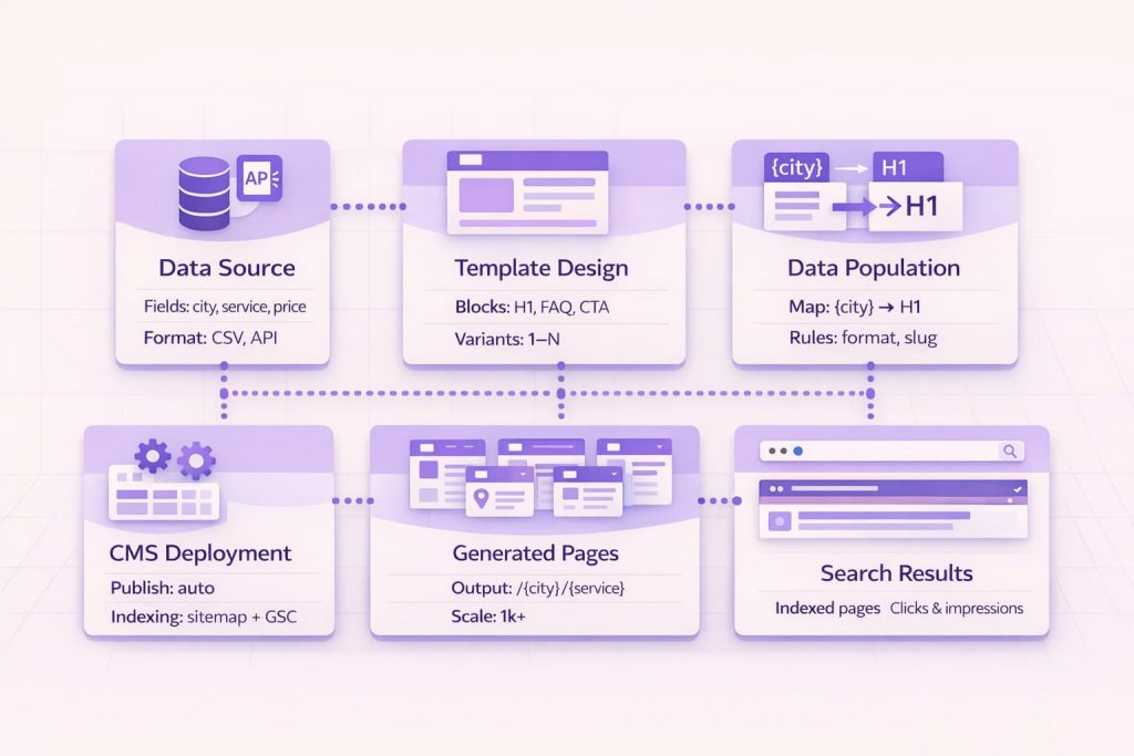 Programmatic SEO Process Workflow