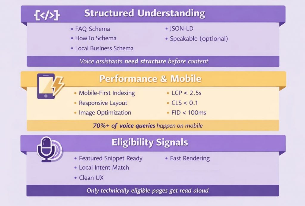 Voice Search Technical Stack